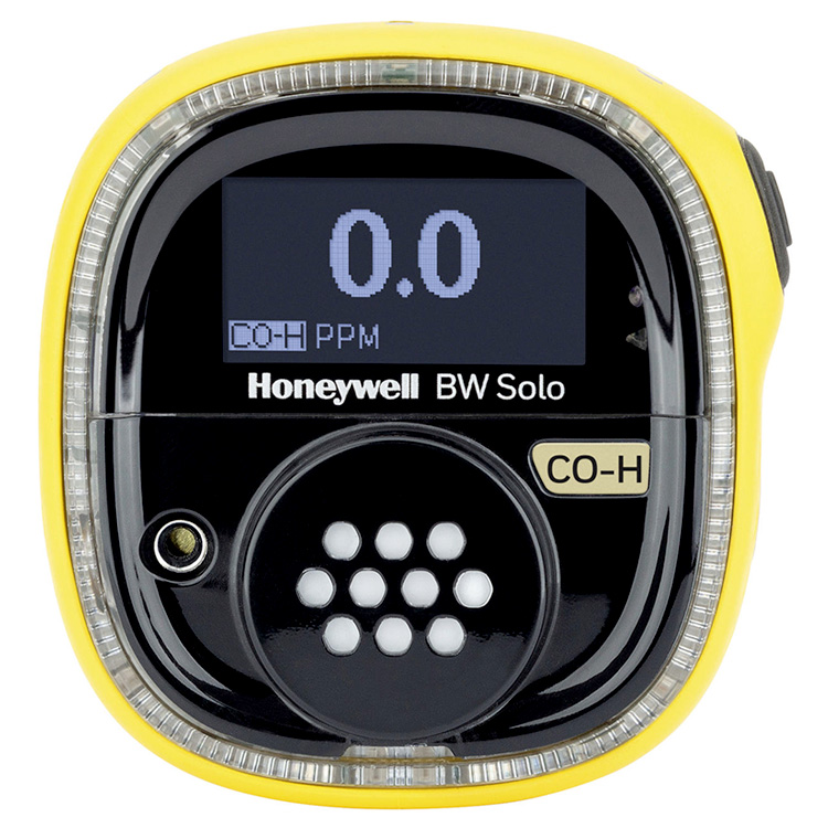 BW Solo - Honeywell - Single Gas Detector - Carbon Monoxide (H2 Resistent) - Electrogas Monitors Ltd. - Red Deer, AB