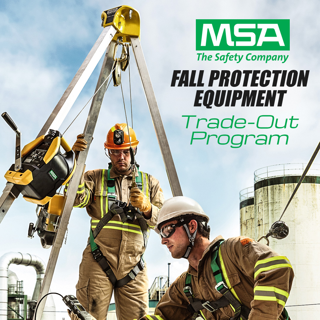 MSA Fall Protection Equipment Trade-Out Program - Promotion - Electrogas